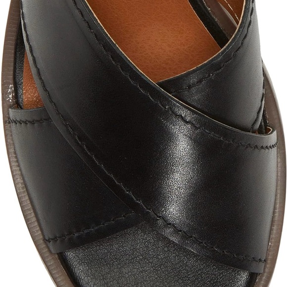 Lucky Brand Platform Sandals | Delmie Slingback | Black - Picture 3 of 10